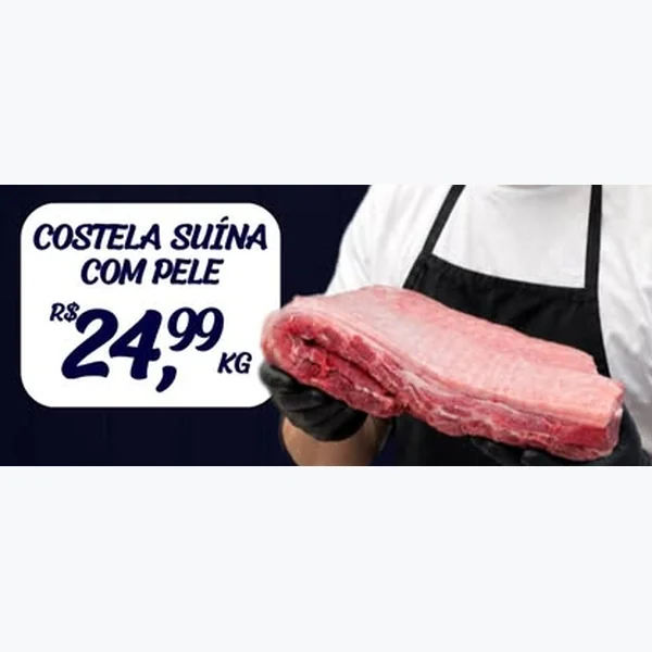 Costela Suína com Pele