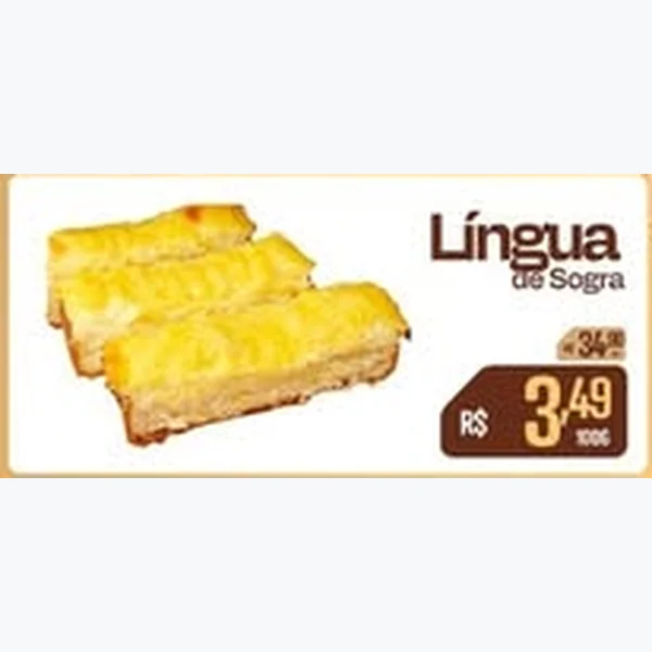 Recorte do encarte de Língua de Sogra