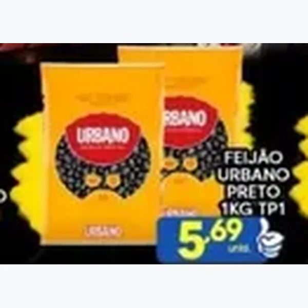 Feijão Preto Urbano 1 kg