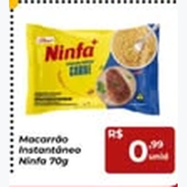 Macarrão Instantâneo Ninfa 70 g
