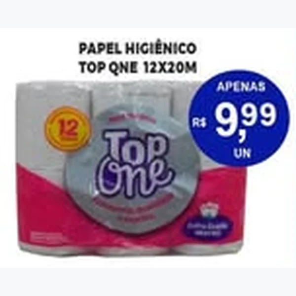 Papel Higiênico Top One 12 un × 20 un