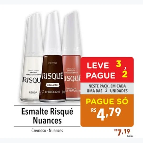 Esmalte Nuances Risqué 8 ml