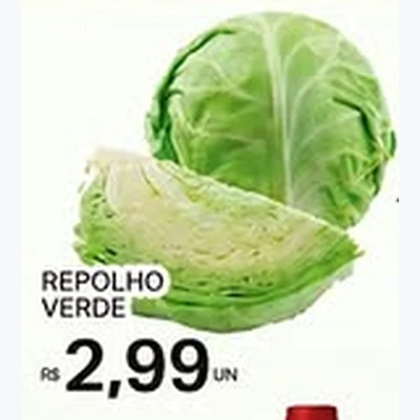 Recorte do encarte de Repolho Verde