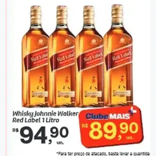 Whisky Johnnie Walker Red Label 1 L