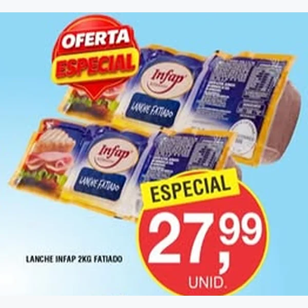 Lanche Fatiado Infap 2 kg