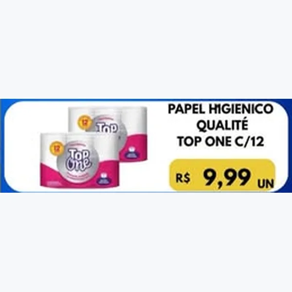 Papel Higiênico Qualité Top One 12 un