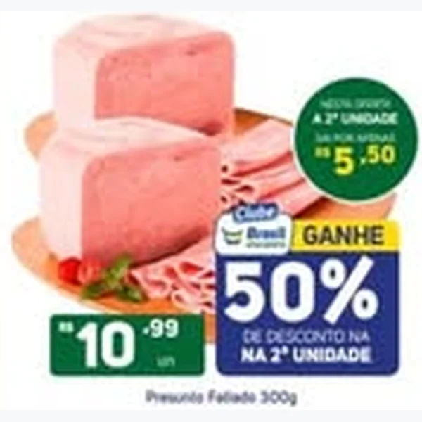Presunto Fatiado 300 g