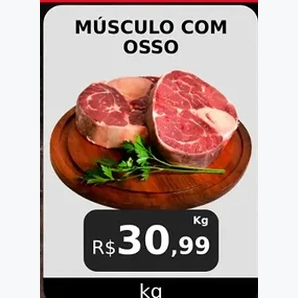 Recorte do encarte de Músculo com Osso