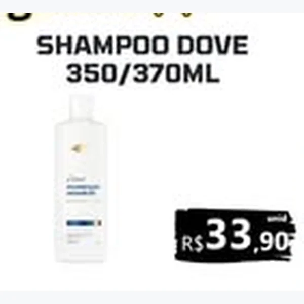 Recorte do encarte de Shampoo Dove 350 ml