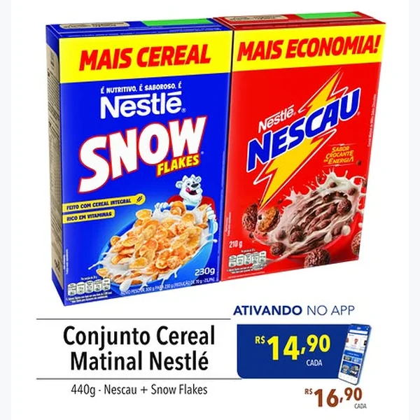 Cereal Matinal Nescau Nestlé 210 g