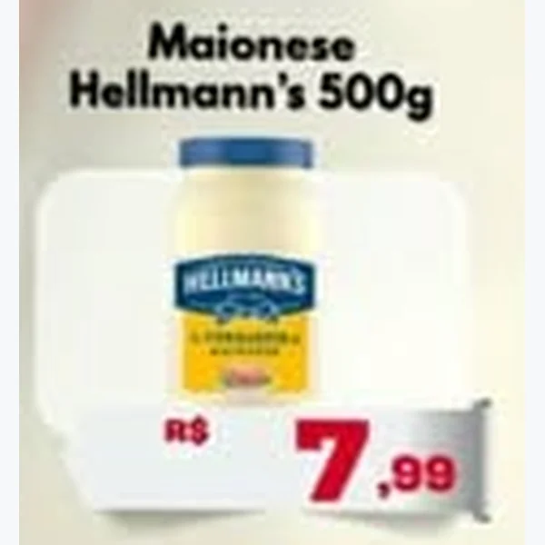 Recorte do encarte de Maionese Hellmann's 500 g