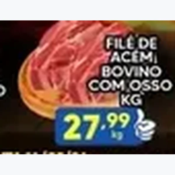 Filé de Acém Bovino com Osso
