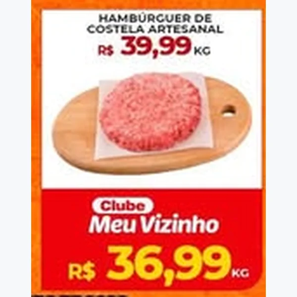Hambúrguer de Costela Artesanal