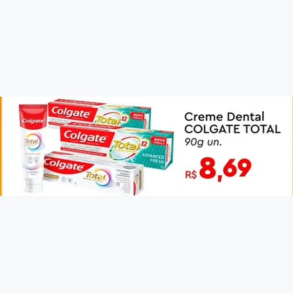 Creme Dental Total 12 Colgate 90 g