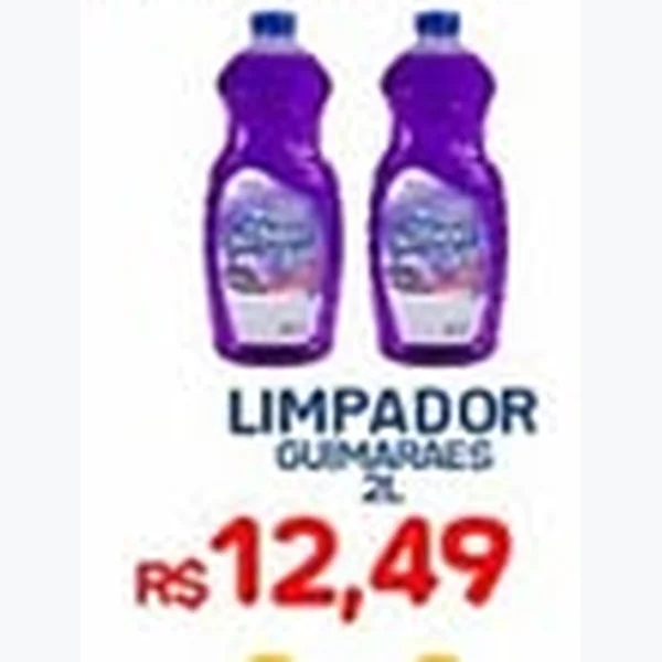 Recorte do encarte de Limpador Guimarães 2 L