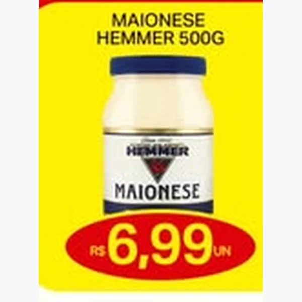 Recorte do encarte de Maionese Hemmer 500 g
