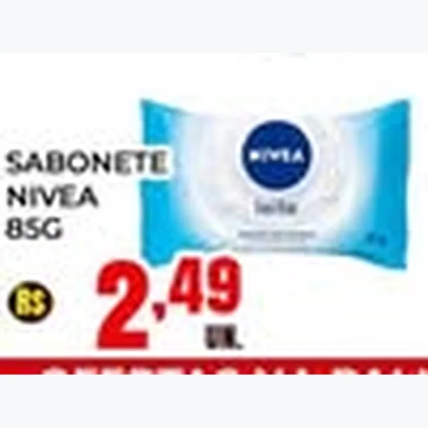 Recorte do encarte de Sabonete Nivea 85 g