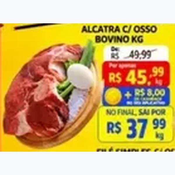 Recorte do encarte de Alcatra com Osso