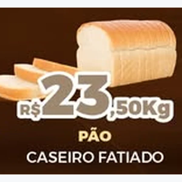 Recorte do encarte de Pão Caseiro Fatiado