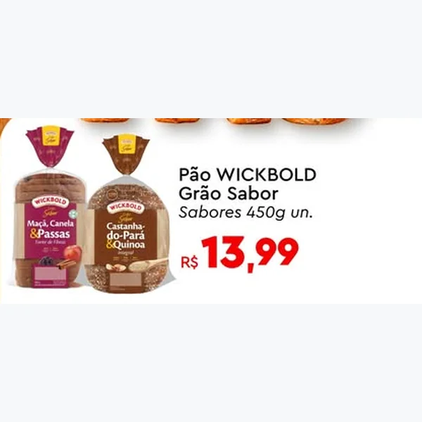 Pão Grão Sabor WICKBOLD 450 g