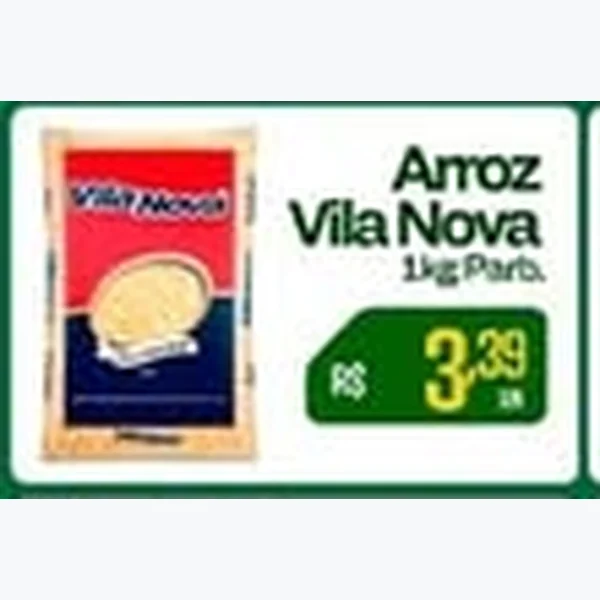 Arroz Parboilizado Vila Nova 1 kg
