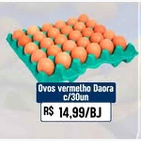 Ovos Vermelhos Daora 30 un