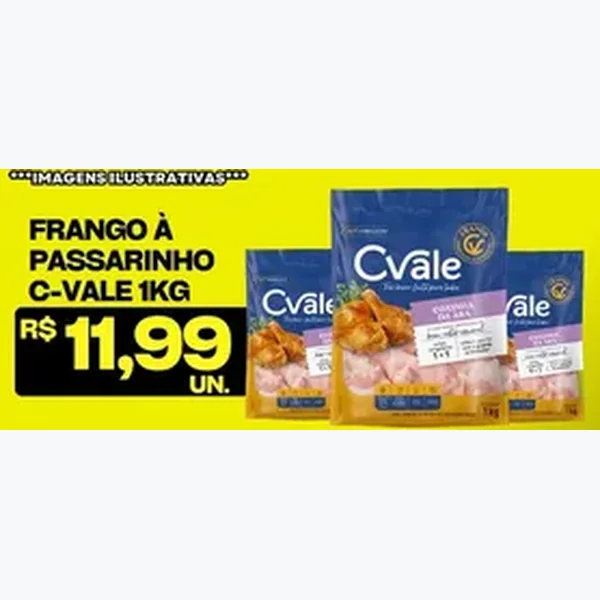 Frango a Passarinho C-Vale 1 kg