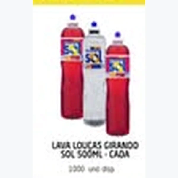 Lava Louças Girando Sol 500 ml