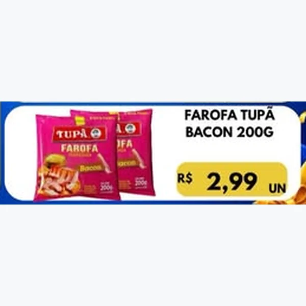 Farofa Bacon Tupã 200 g