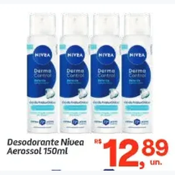 Recorte do encarte de Desodorante Aerossol Nivea 150 ml