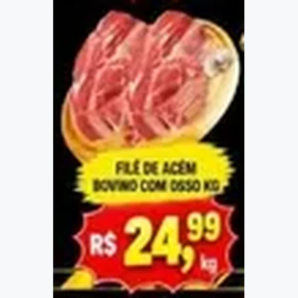 Filé de Acém Bovino com Osso