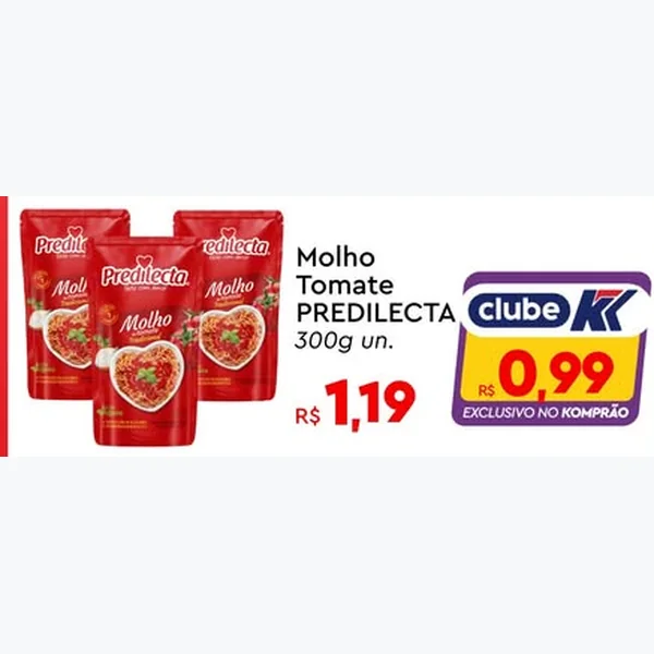 Molho de Tomate Predilecta 300 g