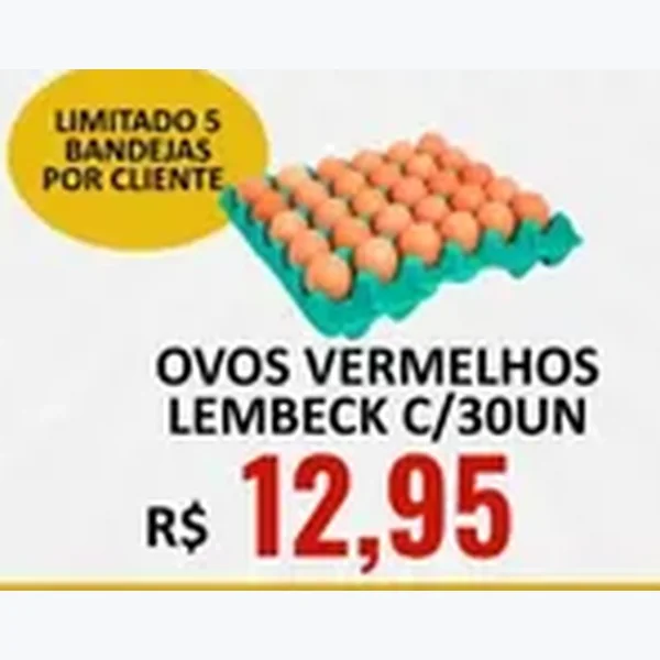 Ovos Vermelhos Lembeck 30 un