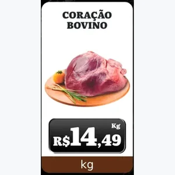 Recorte do encarte de Coração Bovino
