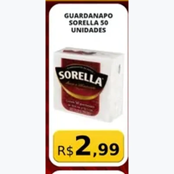 Guardanapo Sorella 50 un