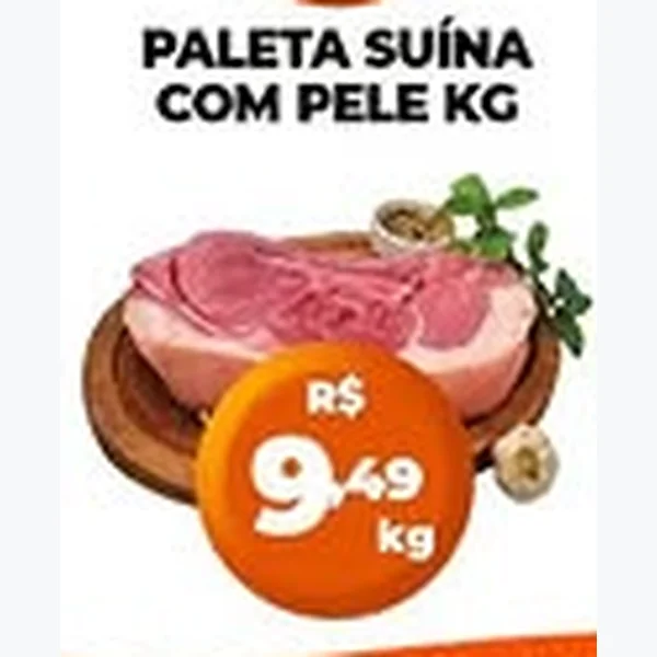 Paleta Suína com Pele