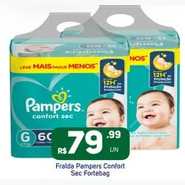 Fralda Confort Sec Pampers