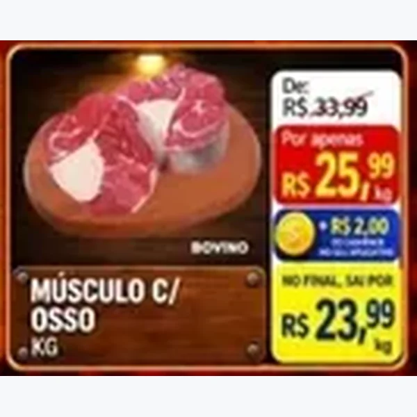 Músculo com Osso