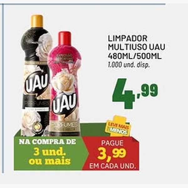 Limpador Multiuso Uau 500 ml