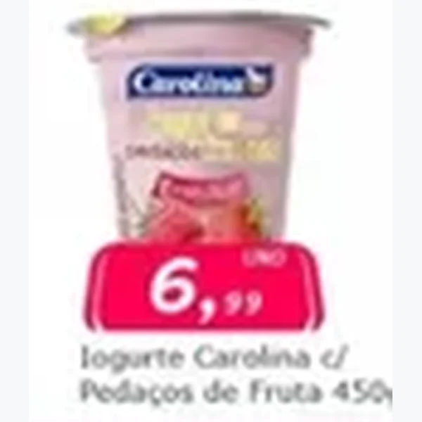 Iogurte C/ Pedaços de Fruta Carolina