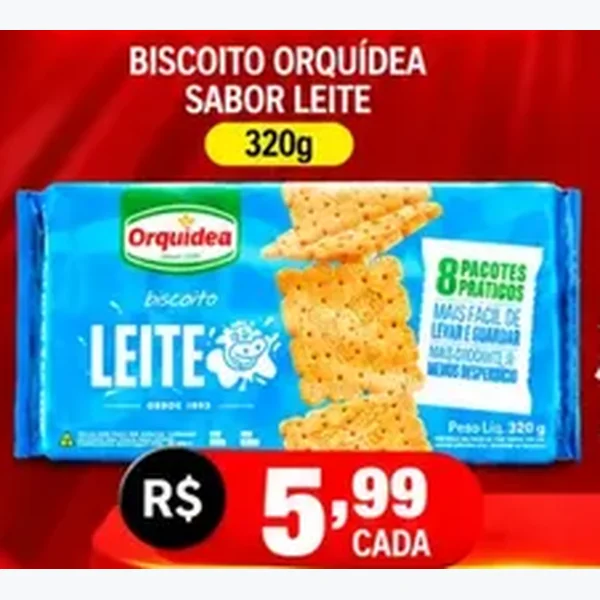 Biscoito Leite Orquídea 320 g