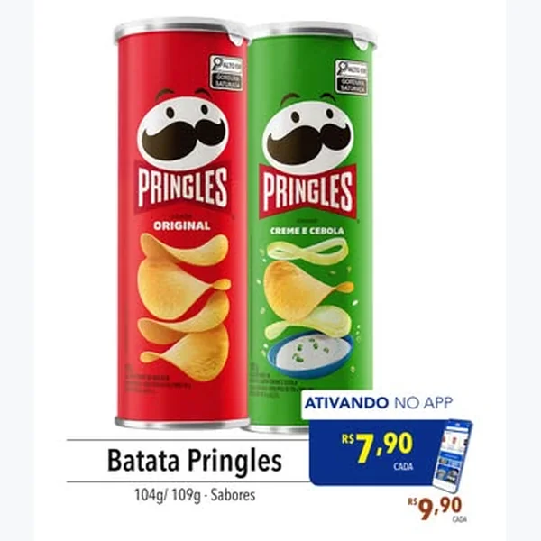 Batata Pringles 104 g