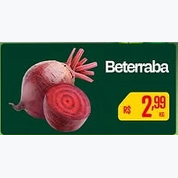 Recorte do encarte de Beterraba
