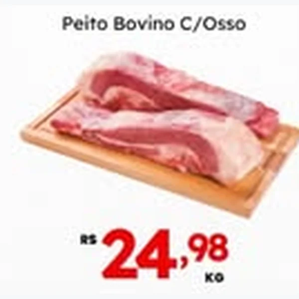 Recorte do encarte de Peito Bovino C/osso