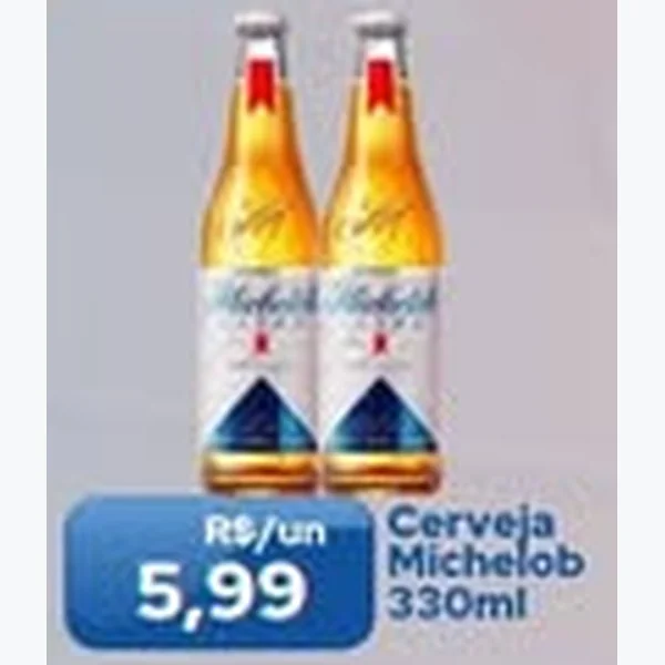 Recorte do encarte de Cerveja Michelob 330 ml