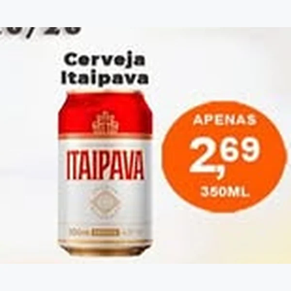 Recorte do encarte de Cerveja Itaipava 350 ml