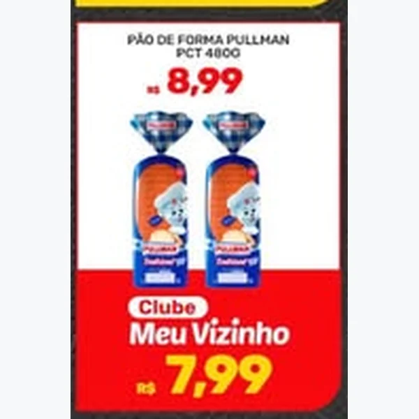 Pão de Forma Pullman 480 g