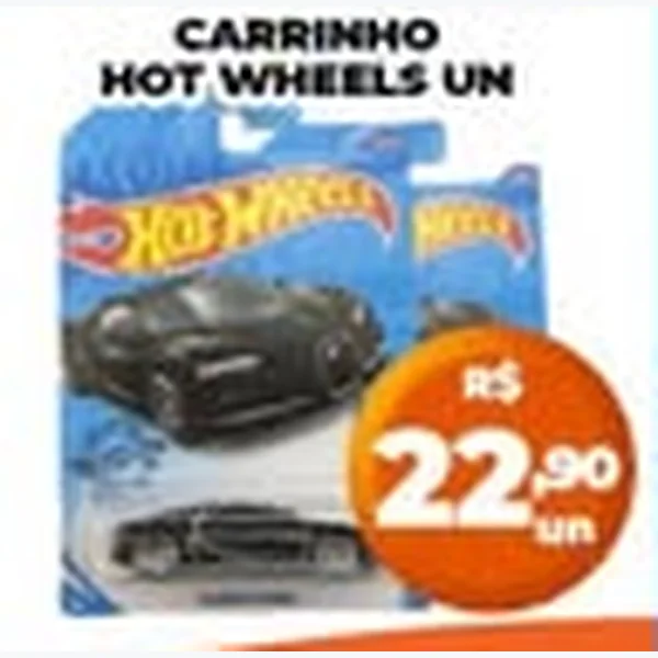 Recorte do encarte de Carrinho Hot Wheels