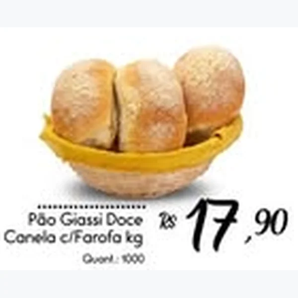 Pão Doce Canela C/farofa Giassi