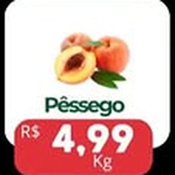 Recorte do encarte de Pêssego